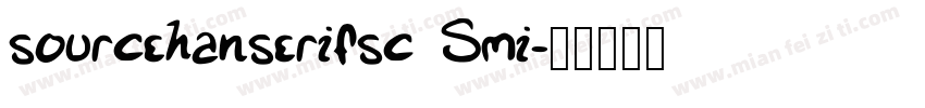 sourcehanserifsc Smi字体转换